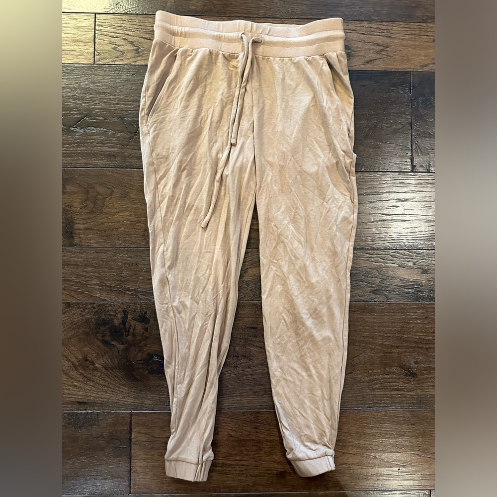 LOFT Beige Jogger Sleep Pants- size XXS